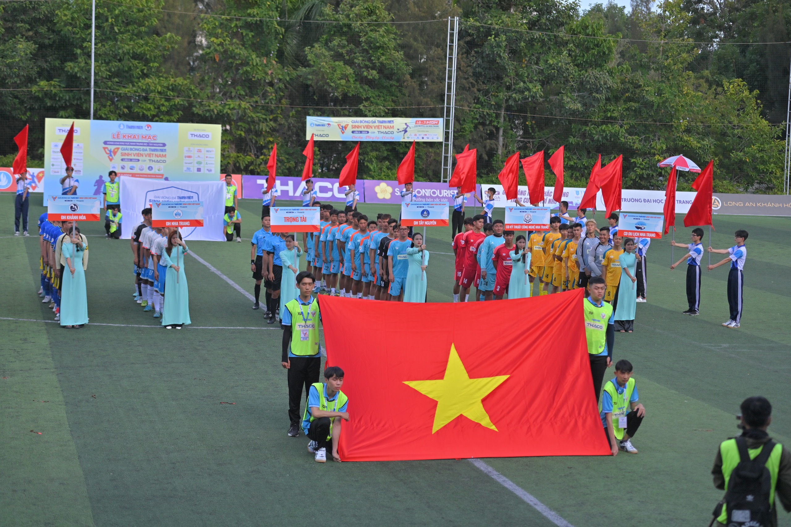 Southern central and highland regional preliminary of Thanh Nien football tournament 2024 –THACO Cup for Vietnamese students played by 6 teams