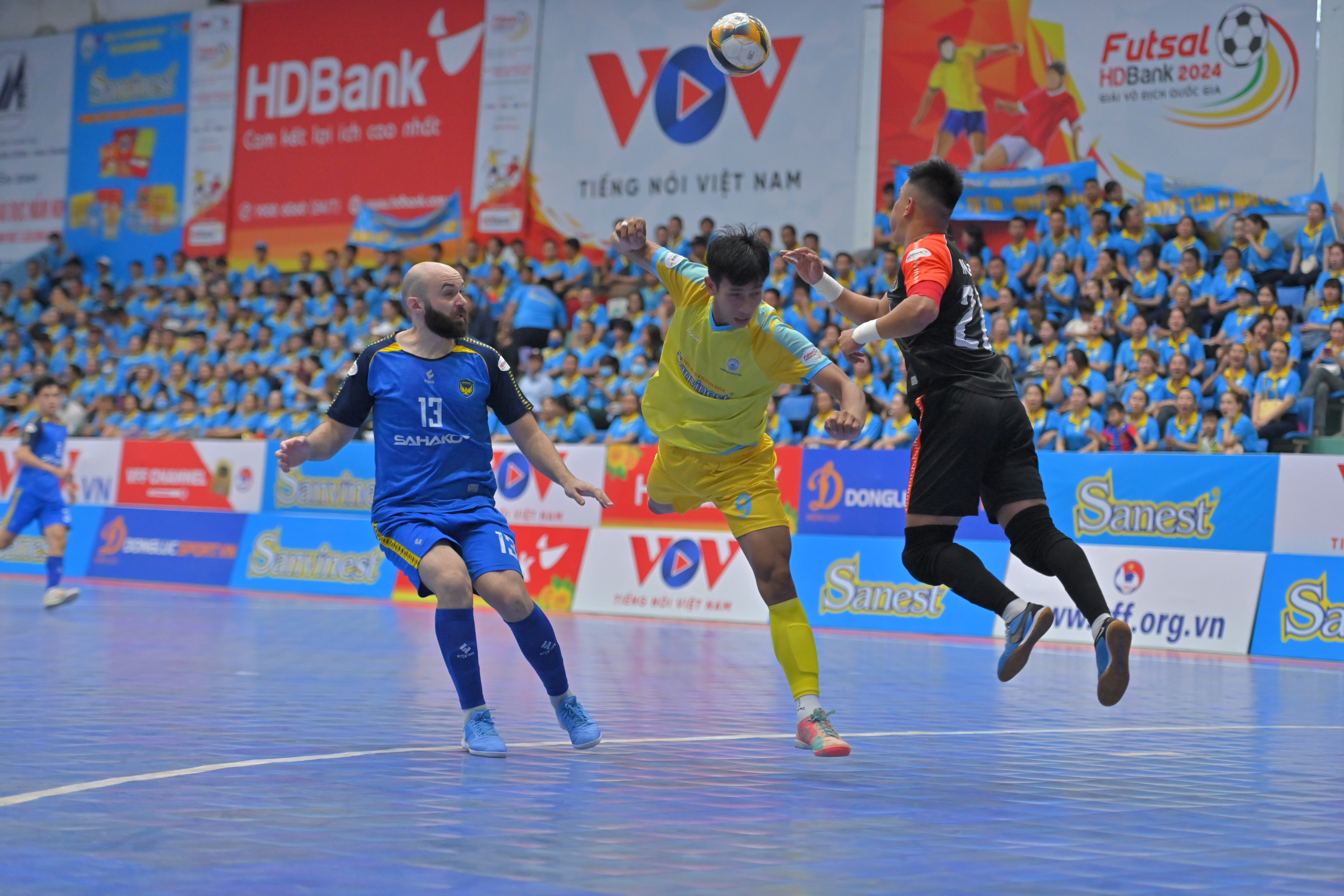 HDBank national futsal championship round 3:: Sanvinest Khanh Hoa aim for a win against Hanoi