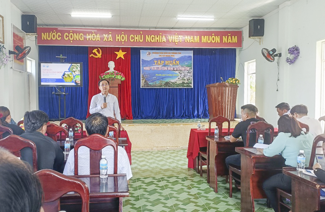 Community-based tourism training for residents