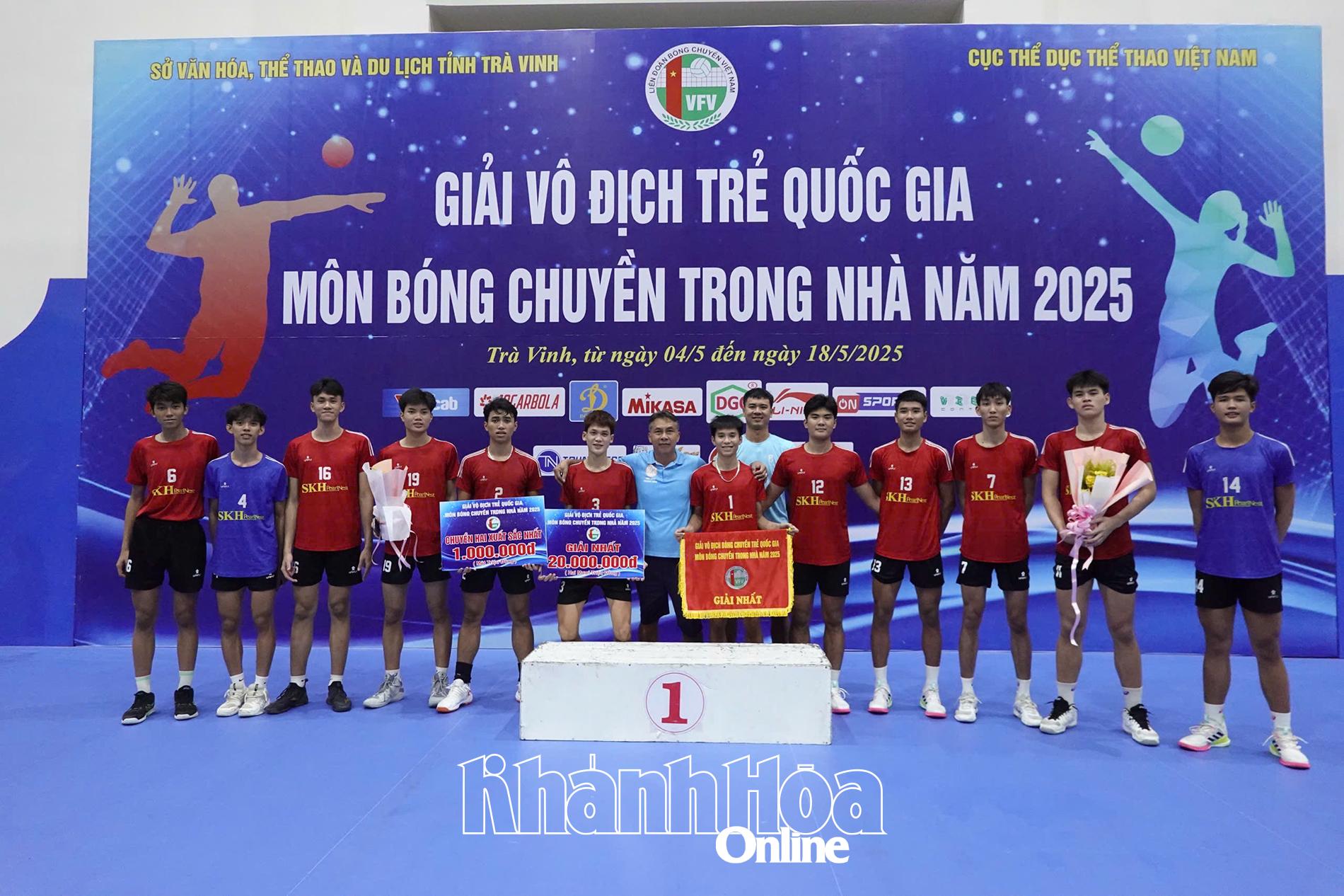 SKH PearlNest Khanh Hoa win national junior volleyball tournament 2025