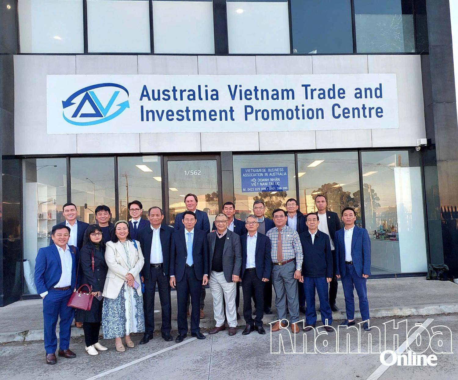 Khanh Hoa Provincial delegation’s working visit to Vietnam Business Association in Australia