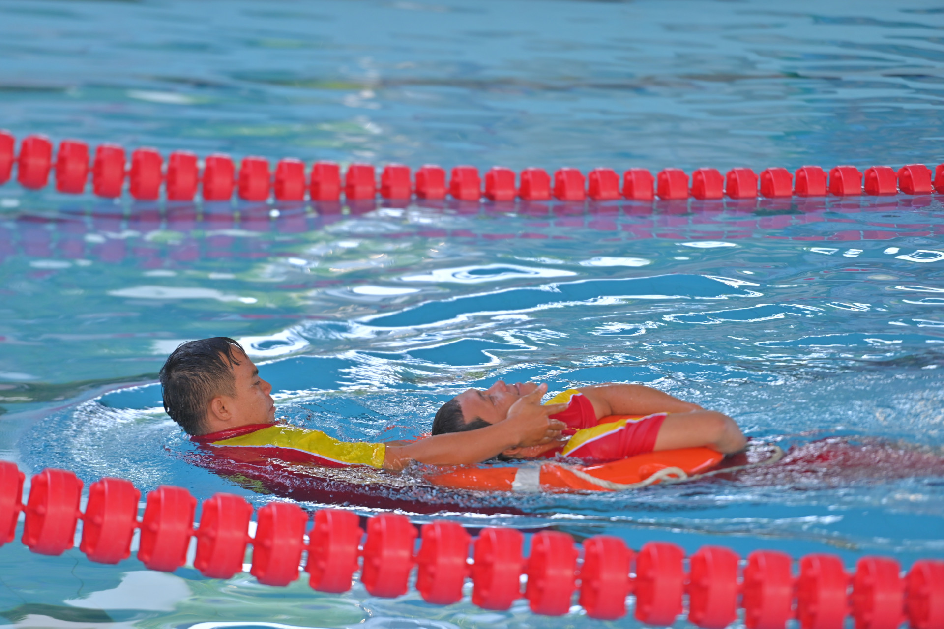 Opening of summer activities, Children's Olympic Day and event encouraging people to practice swimming and prevent drowning