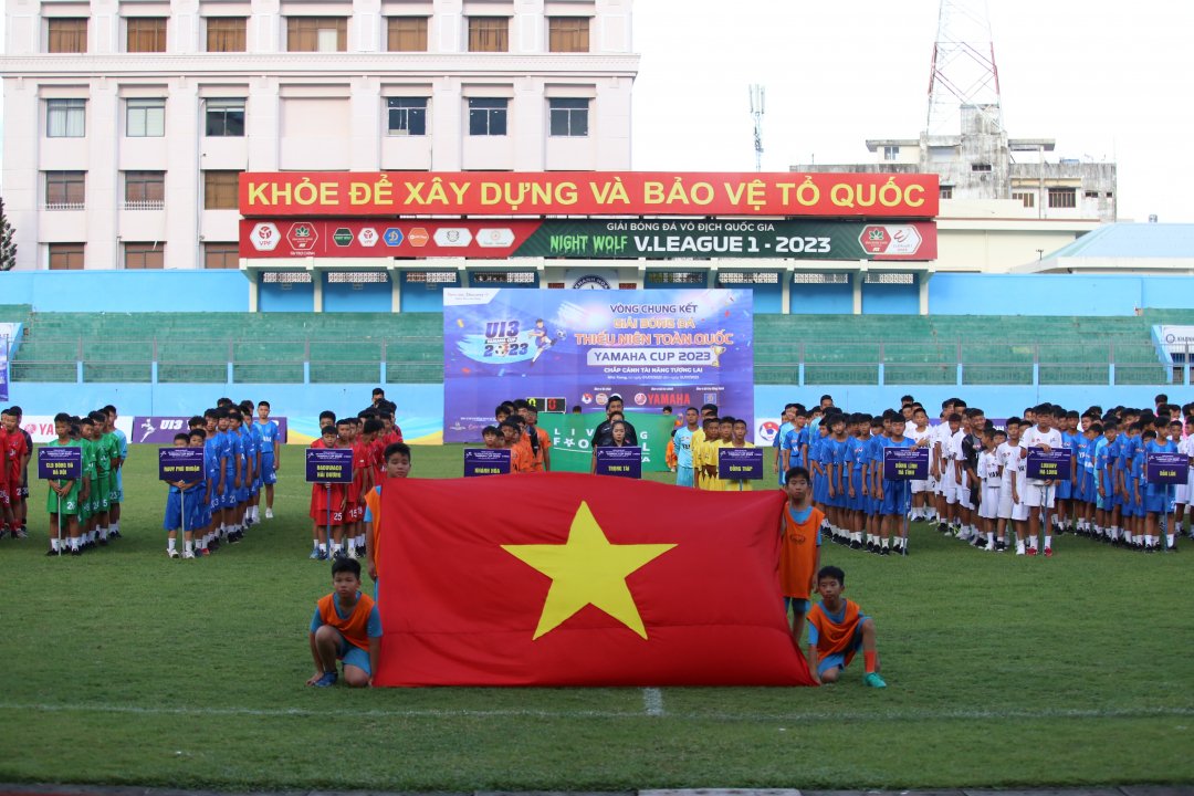 National U13 Football Tournament’s final round takes place in Nha Trang