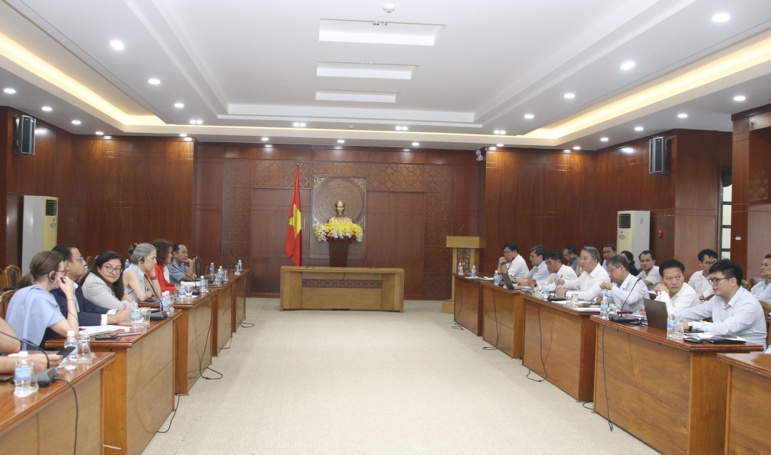 Meeting with World Bank on Coastal Cities Sustainable Environment Project (CCSEP), Nha Trang City sub-project.