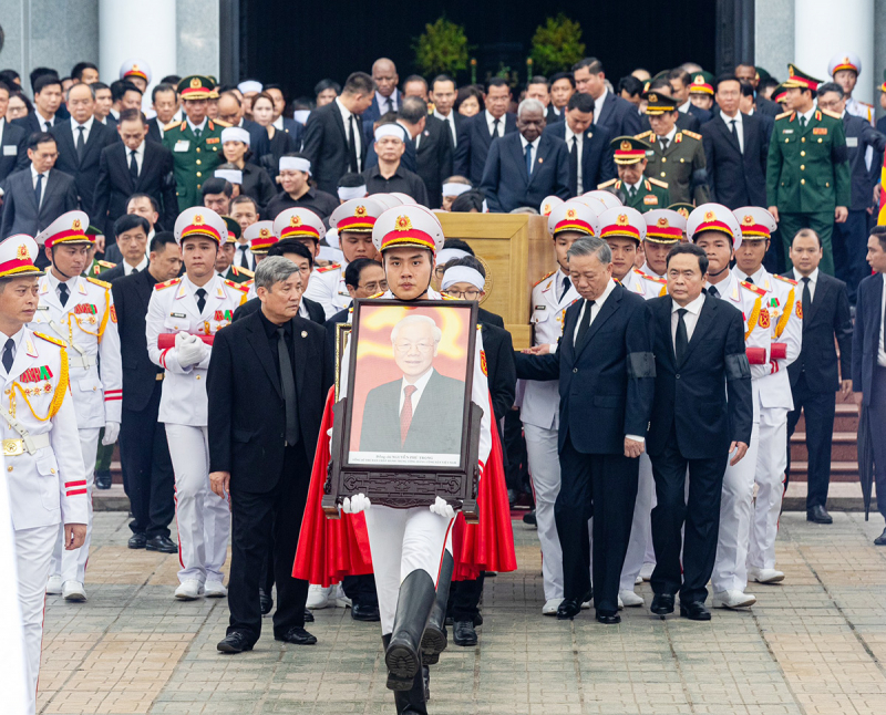Vietnam bids farewell to late General Secretary Nguyen Phu Trong