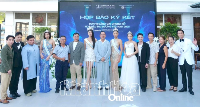Press conference of Miss Ocean Vietnam 2025 final