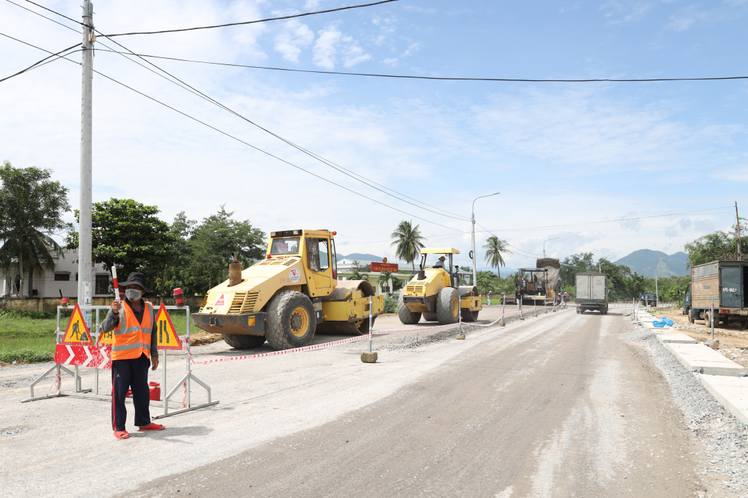 Project to renovate and upgrade National Highway 26 construction progress accelerated