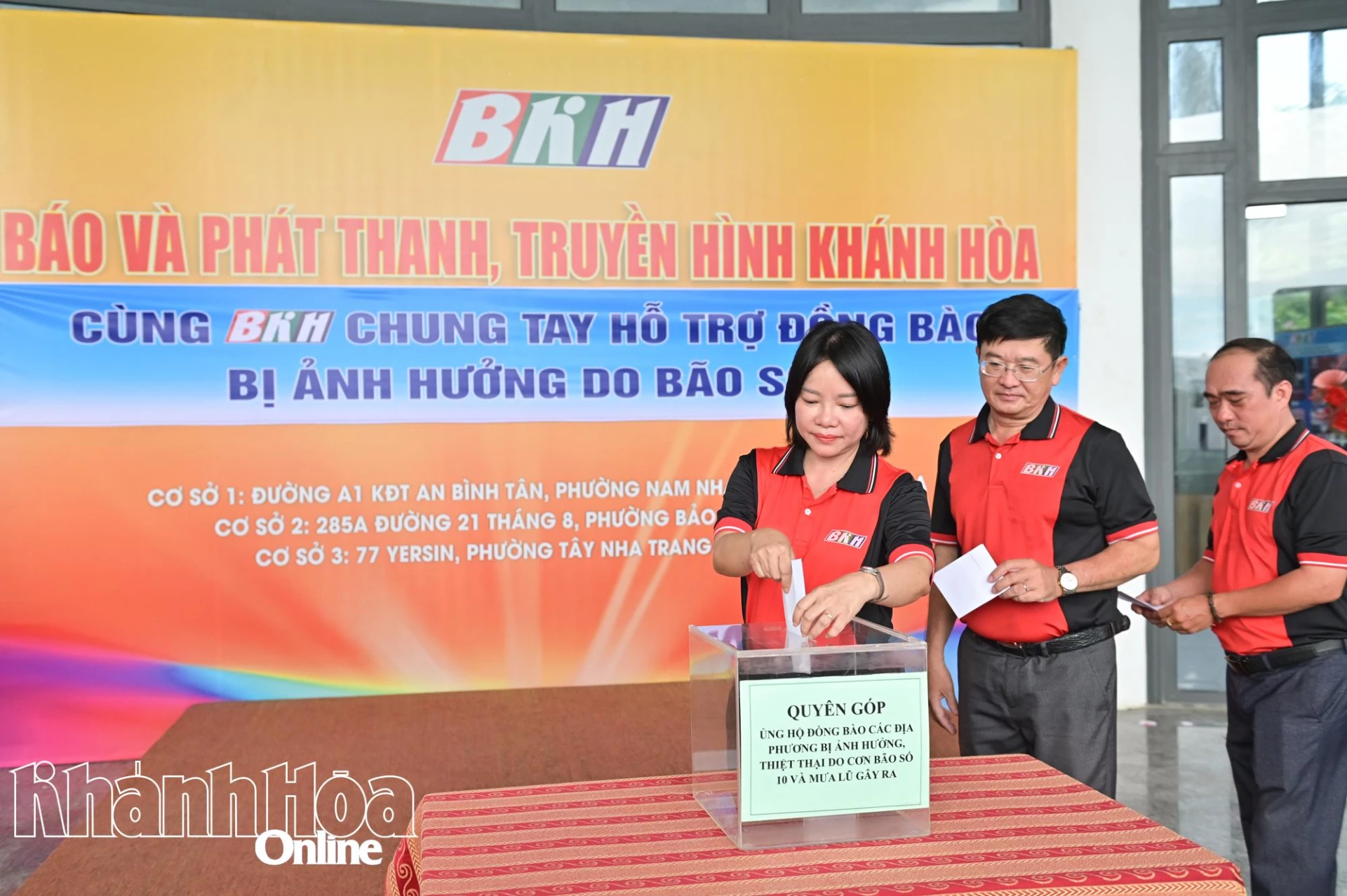 Khanh Hoa Newspaper, Radio and Television launches campaign to support storm-stricken communities