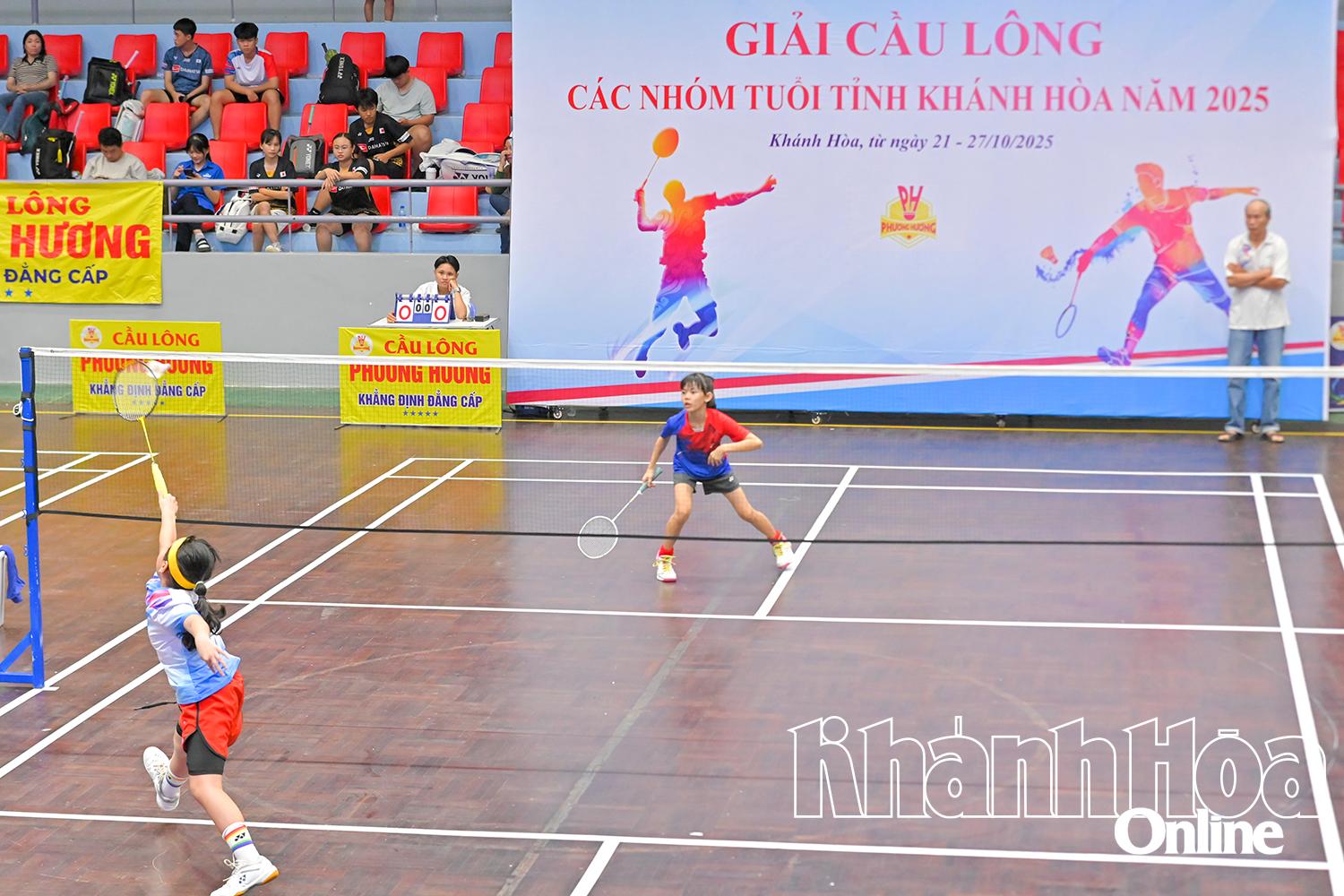 Exciting badminton tournament for age groups