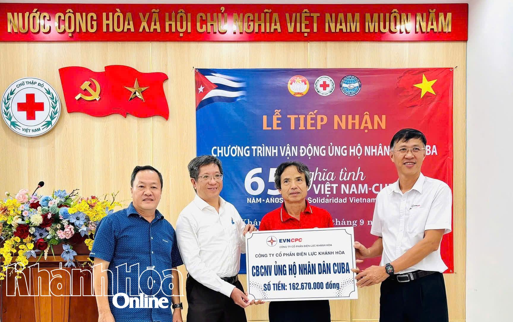 Khanh Hoa residents donate nearly VND4.4b in support of Cuban people