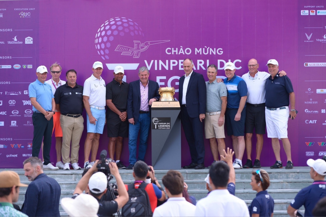 60 golfers compete in Vinpearl DIC Legends Vietnam 2023