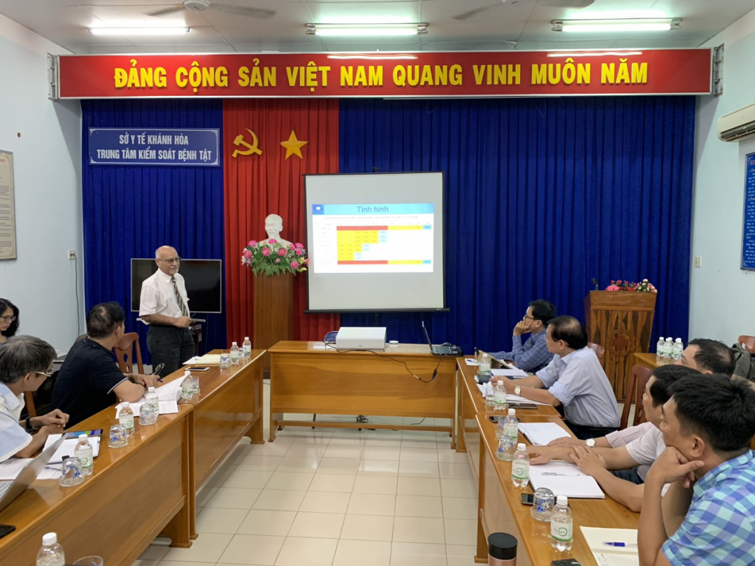 The Regional Artemisinin-resistance Initiative mission works with Khanh Hoa Health Sector on malaria elimination