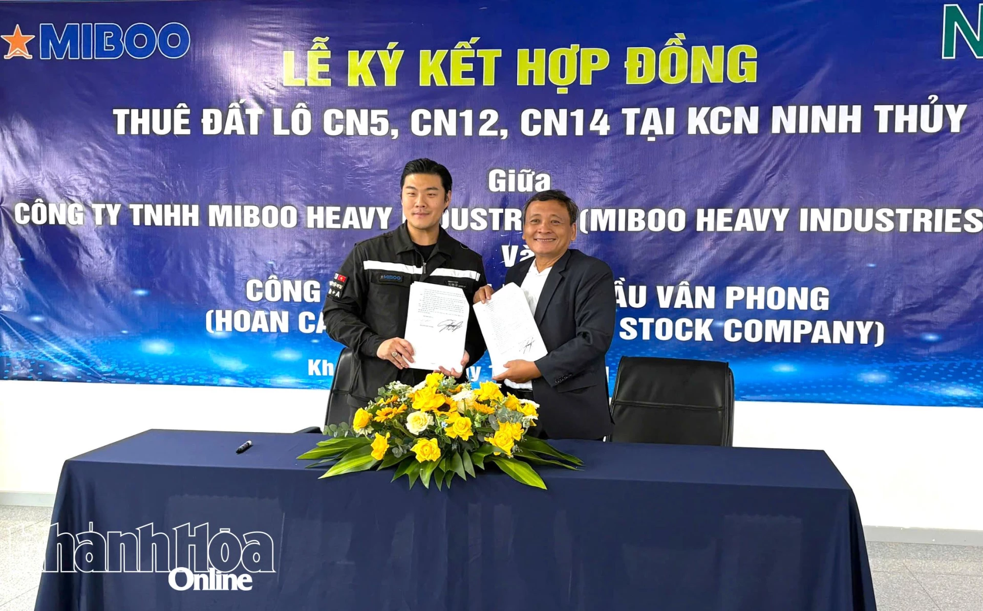 Contract of land lease at Ninh Thuy Industrial Park signed