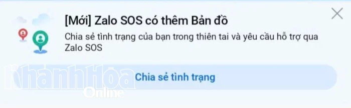 Khanh Hoa launches “SOS – Emergency Location Sharing” on Zalo to support local residents