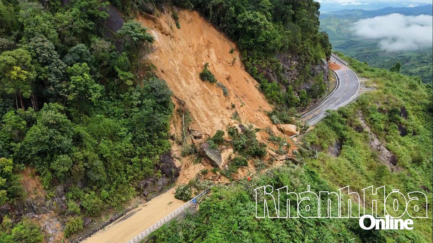 Urgent landslide operations underway