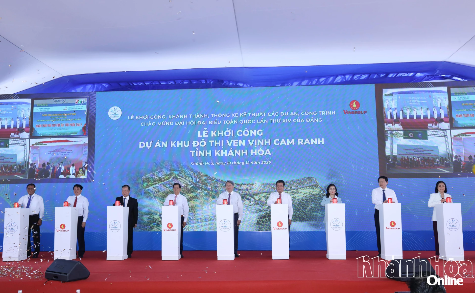 Groundbreaking ceremony for Cam Ranh Bay urban area project