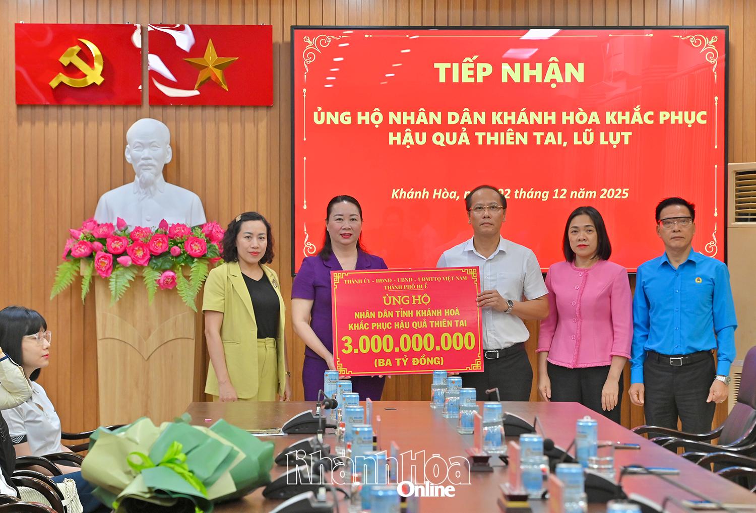 Khanh Hoa receives VND13.1b in natural disaster relief from localities and enterprises