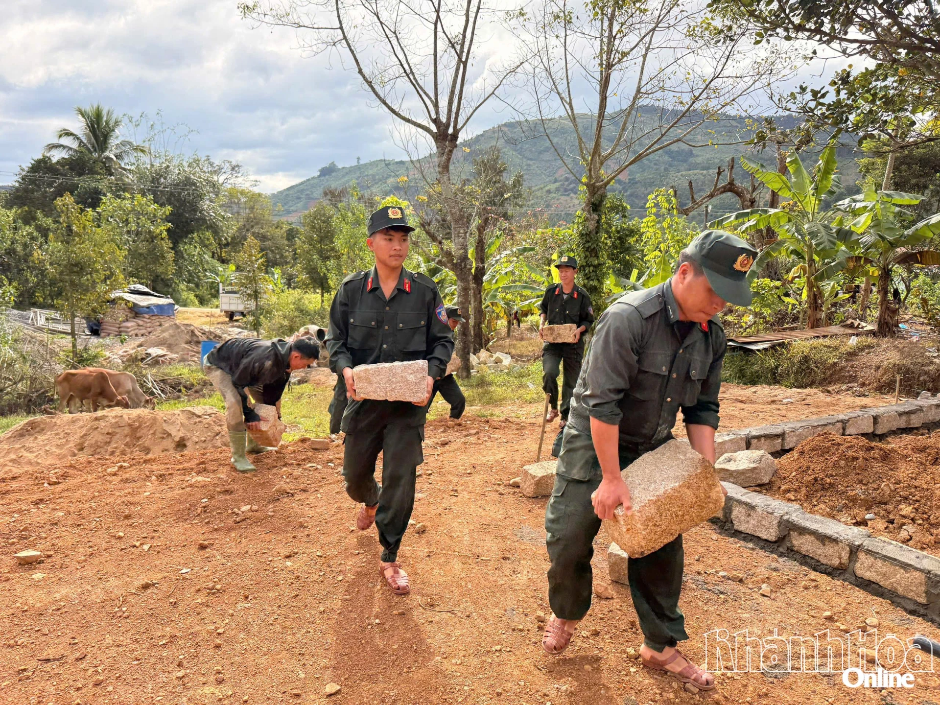 Home rebuilding after floods