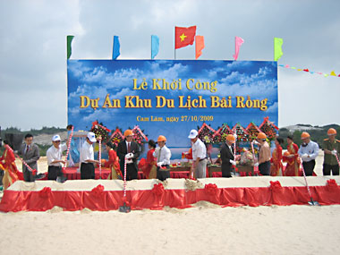 Work begins on Bai Rong Resort (Cam Ranh - Khanh Hoa)