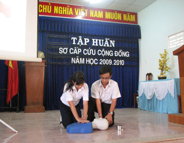 First aid training for breathing and cardiac emergencies.