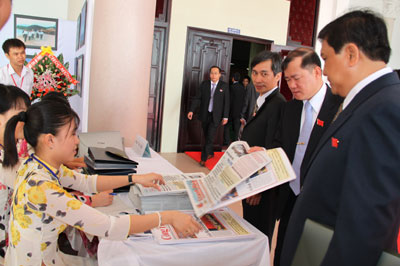 Newest images of sixteenth provincial Party Congress on September 28