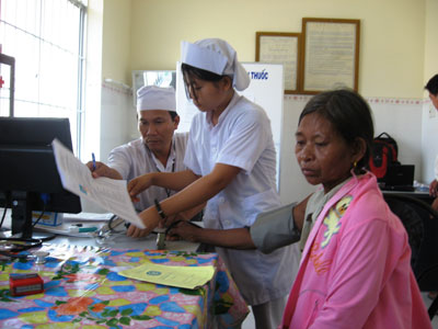 16,000 arrivals provided medical care in Khanh Vinh District