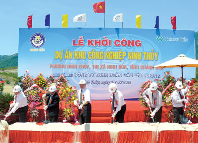 Ninh Thuy Industrial Zone starts construction