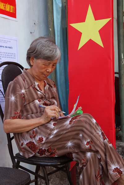 Election day in Khanh Hoa Province