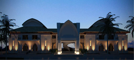 Lotus painting exhibition in Champa Island Resort &amp; Spa