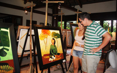 Colors of culture and arts at Evason Ana Mandara Nha Trang