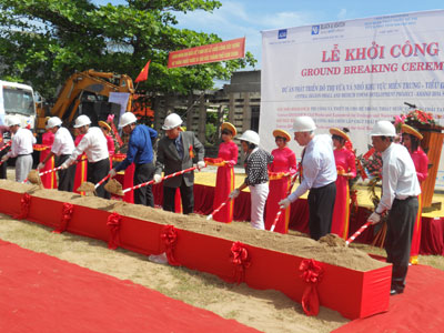 Cam Ranh starts construction of sewage and dumping system
