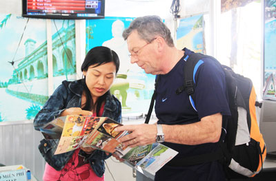 Tourist information kiosks useful for travelers