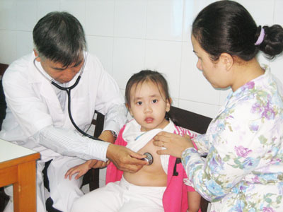 Free screening examination for inborn cardiac children on June 30