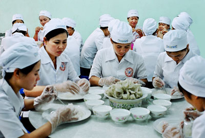 Many industrial products rise in production