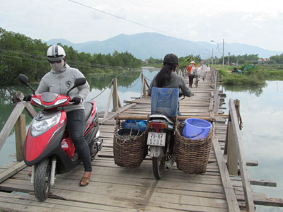 New bridge Ngoi Ngan: great delight for Van Khanh residents
