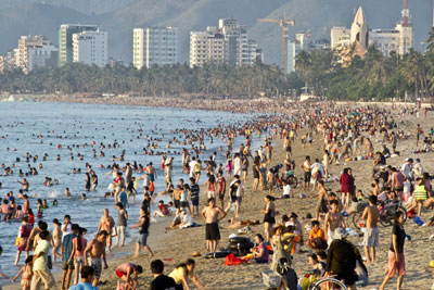 Nha Trang beach.