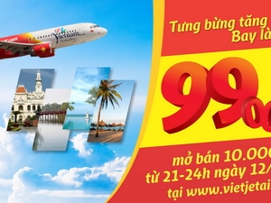 VietjetAir rises flights on Ho Chi Minh City – Nha Trang route