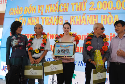 Khanh Hoa receives two-millionth visitor