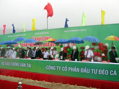 Construction begins on Deo Ca Tunnel