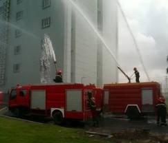 Fire-fighting scenario rehearsal