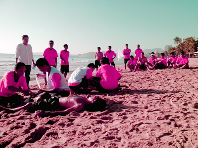 Nha Trang City Red Cross provides first aid training for volunteer rescue force
