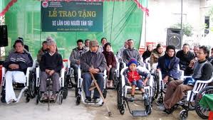 Khanh Hoa Rehabilitation & Education Center for Disabled Children donates 100 wheelchairs