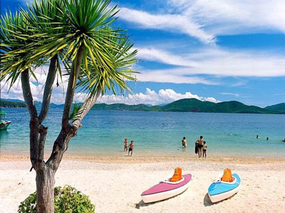 Nha Trang beach ideal for sports events