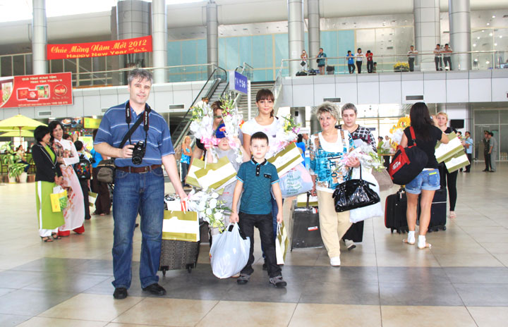 Number of Russian arrivals to Khanh Hoa rising sharply