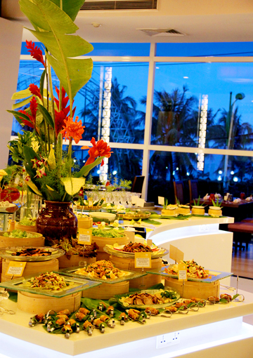 Thai buffet available at Novotel