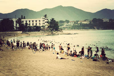 New day on Nha Trang beach
