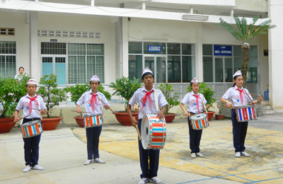 Ebullient activities  of Young Pioneer Organization in Khanh Hoa