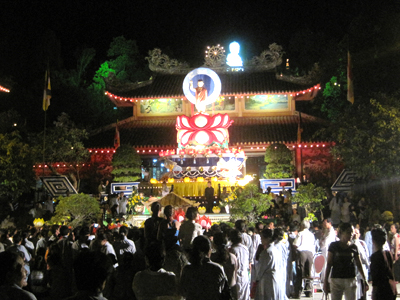 Long Son Pagoda well-decorated for Buddha's birthday