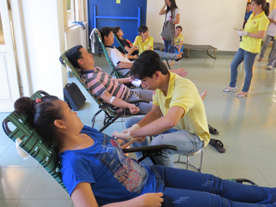 Over 200 join voluntary blood donation