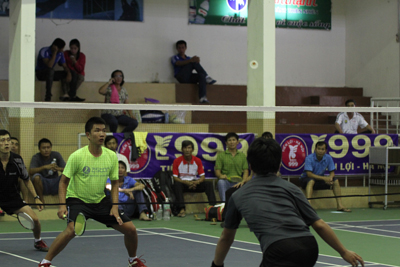 132 players compete at Badminton Team Tournament Cup 999 – Tien Loi